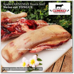 Beef OX TONGUE SWISS CUT frozen Espanol Spain CARNEMAX lidah sapi utuh +/-2kg (price/kg)
